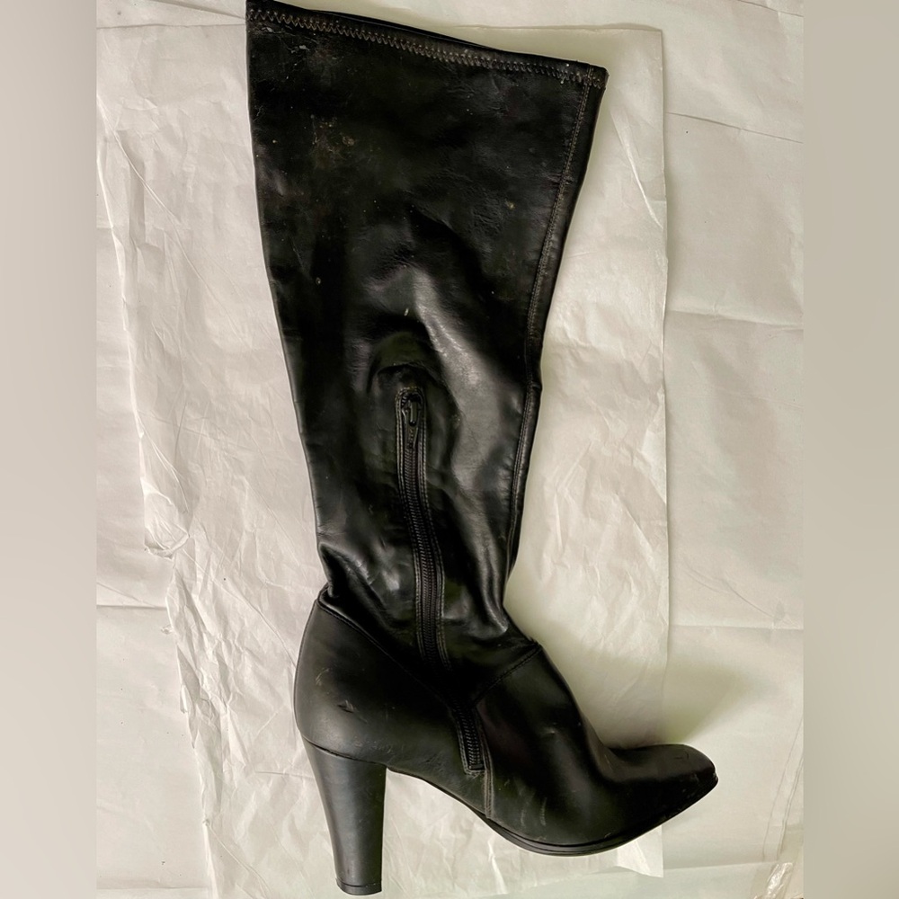 ❣️Sexy❣️ 3.5” Nine West Black Leather Vegan Boots